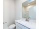 Simple bathroom with single vanity and toilet at 1530 Levy Way, Charlotte, NC 28205