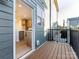 Private deck with access to kitchen and backyard at 1530 Levy Way, Charlotte, NC 28205