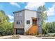 Modern two-story home with dark gray and white exterior at 518 Ideal Way, Charlotte, NC 28203