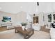 Elegant living room with hardwood floors and access to front entrance at 518 Ideal Way, Charlotte, NC 28203