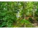 Landscaped backyard offering a tranquil lake view at 80 Fairview Farms Rd, Shelby, NC 28150