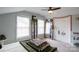 Charming bedroom with double windows, great closet space, and a relaxing atmosphere at 114 Market St, Rockwell, NC 28138