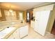 Kitchen features granite countertops, white cabinets, and stainless steel appliances at 6929 Plough Dr, Charlotte, NC 28227