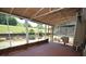 Spacious screened porch overlooking the backyard at 6929 Plough Dr, Charlotte, NC 28227