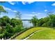 Elevated backyard with gorgeous lake view at 18304 Rosapenny Rd, Charlotte, NC 28278