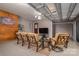 Finished garage area, ideal as a rec room or home gym at 213 Press Sweezy Rd, Kings Mountain, NC 28086