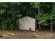 Older detached shed nestled in the woods at 213 Press Sweezy Rd, Kings Mountain, NC 28086