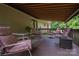 Spacious deck offering a shaded seating area and serene backyard views at 213 Press Sweezy Rd, Kings Mountain, NC 28086