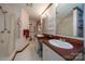 Bathroom with shower stall and double vanity at 2501 Twin Ave, Gastonia, NC 28052