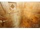 Large tiled shower with grab bar and a built-in niche at 44097 Nc 740 Hwy, New London, NC 28127