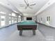 Spacious game room with a pool table and plenty of room for entertainment at 3245 Jackson Rd, Mooresville, NC 28115