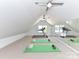 Home gym with mirrored wall and exercise equipment at 3245 Jackson Rd, Mooresville, NC 28115