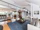 Open living room with modern furniture and hardwood floors at 3245 Jackson Rd, Mooresville, NC 28115