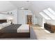 Serene bedroom with king-size bed, hardwood floors, and natural light at 3245 Jackson Rd, Mooresville, NC 28115