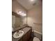 Bathroom with granite countertop and a sink at 1376 21St Ne Ave, Hickory, NC 28601