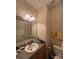 Clean bathroom with a vanity, toilet and shower at 1376 21St Ne Ave, Hickory, NC 28601
