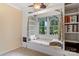 Bedroom with built-in window seat and additional shelving at 1099 4Th Avenue Nw Dr, Hickory, NC 28601