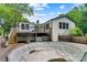 Above ground pool with surrounding deck and wooden fence at 1099 4Th Avenue Nw Dr, Hickory, NC 28601