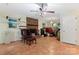 Spacious basement recreation room with fireplace and tiled floor at 1099 4Th Avenue Nw Dr, Hickory, NC 28601