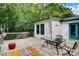 Spacious deck with table, chairs and surrounding view at 1099 4Th Avenue Nw Dr, Hickory, NC 28601