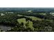 Aerial view of property showcasing expansive land with mature trees and a pond at 3219 Mount Pleasant N Rd, Concord, NC 28025