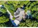 Aerial view of house, landscaping, and pool at 1008 Medinah Ct, Waxhaw, NC 28173