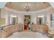 Spacious bathroom with double vanities, granite countertops, and a large mirror at 1008 Medinah Ct, Waxhaw, NC 28173