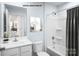 Clean bathroom with bathtub, shower, and vanity at 335 Maplestead St # 1112, Lancaster, SC 29720