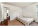 Bright bedroom with double bed and access to hallway at 9720 Avensong Crossing Dr, Charlotte, NC 28215