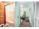 Small bathroom with shower/tub, vanity, and linen closet at 1901 Davenport St, Newton, NC 28658