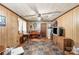 Spacious living room features wood-look floors and a ceiling fan at 1901 Davenport St, Newton, NC 28658
