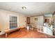 Spare bedroom with hardwood floors and partial wall at 1901 Davenport St, Newton, NC 28658