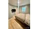 Bright bedroom with a double bed and a closet at 469 Radio Rd, Taylorsville, NC 28681
