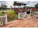 Spacious deck with above ground pool and gazebo at 1470 River Hills Ct, Taylorsville, NC 28681