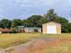 Backyard with large barn and pool area at 1470 River Hills Ct, Taylorsville, NC 28681