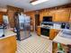 Spacious kitchen with ample cabinetry and stainless steel appliances at 1470 River Hills Ct, Taylorsville, NC 28681