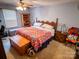 Large bedroom with king-size bed and plenty of closet space at 1470 River Hills Ct, Taylorsville, NC 28681