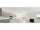 Open concept kitchen and living area with fireplace and island at 1035 Bull Dog Ln, Wingate, NC 28174