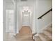 Bright and airy entryway with stairs and light flooring at 1035 Bull Dog Ln, Wingate, NC 28174