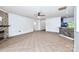 Spacious living room with tile floors and fireplace at 1013 Taylor Glenn Ln, Indian Trail, NC 28079