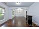 Bright dining room with hardwood floors and wainscoting at 1013 Taylor Glenn Ln, Indian Trail, NC 28079