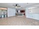 Open living room, kitchen, and breakfast bar at 1013 Taylor Glenn Ln, Indian Trail, NC 28079