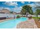 Relaxing pool area with a waterslide and plenty of space at 1013 Taylor Glenn Ln, Indian Trail, NC 28079