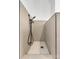 Convenient indoor dog wash station with tiled walls and floor at 1106 Anniston Pl # 51, Indian Trail, NC 28079