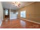 Living room with hardwood floors and an open concept at 1158 Evans Ave, Rock Hill, SC 29732