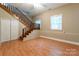 Finished basement with hardwood floors and ample storage at 1158 Evans Ave, Rock Hill, SC 29732