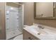 Clean bathroom with a shower, sink, and toilet at 1158 Evans Ave, Rock Hill, SC 29732