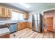 Modern kitchen with stainless steel appliances and light wood cabinets at 1158 Evans Ave, Rock Hill, SC 29732