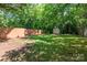 Large backyard with wooden fence and storage shed at 1158 Evans Ave, Rock Hill, SC 29732