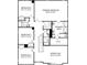 5-bedroom, 4-bathroom upper floorplan with a large primary bedroom and walk-in closet at 203 Coronado Ave # 55, Matthews, NC 28104